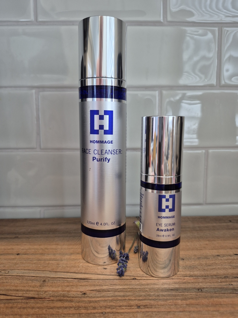 HOMAGE Face Cleanser Purify - Silver & Blue